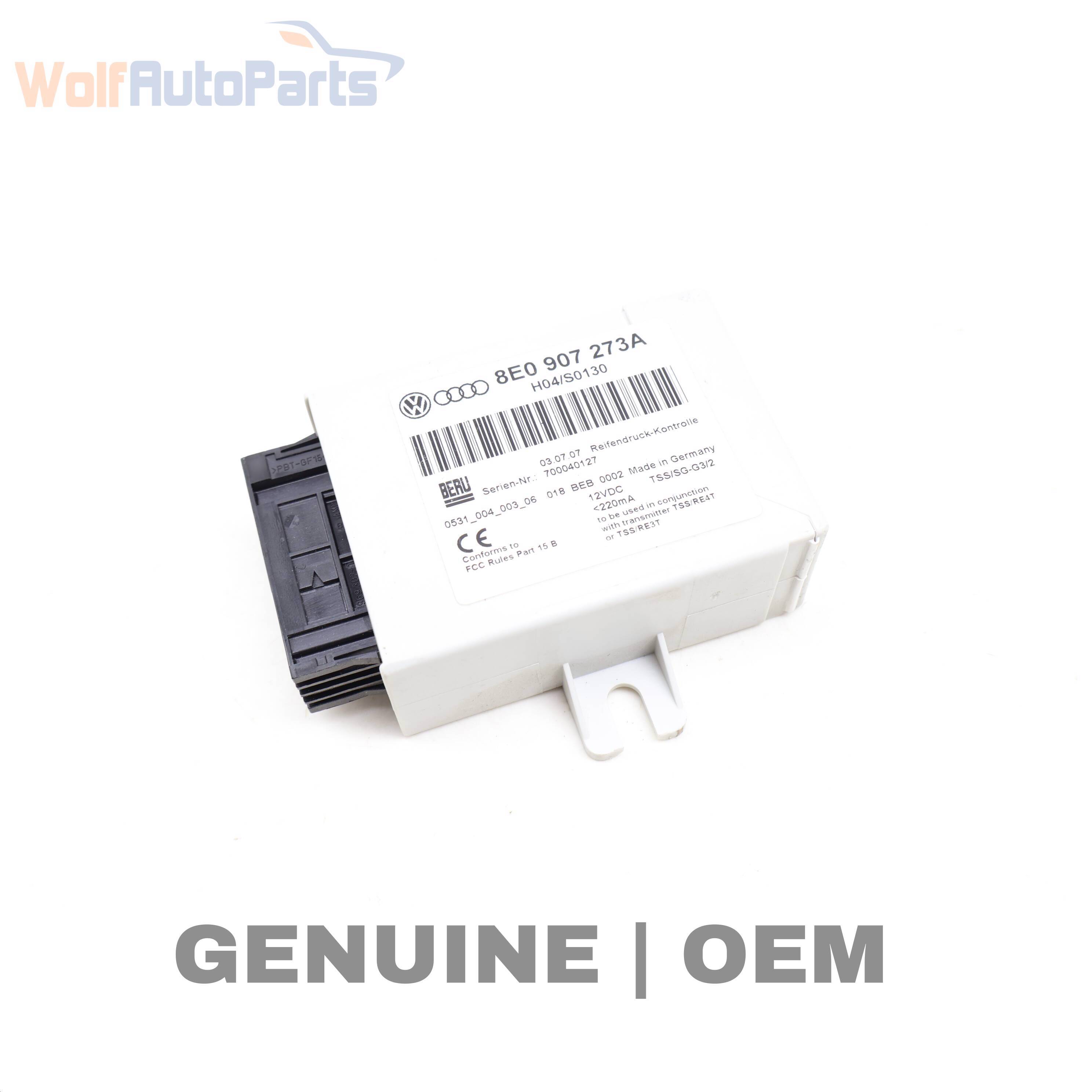 Wolf / TIRE PRESSURE MONITORING CONTROL MODULE