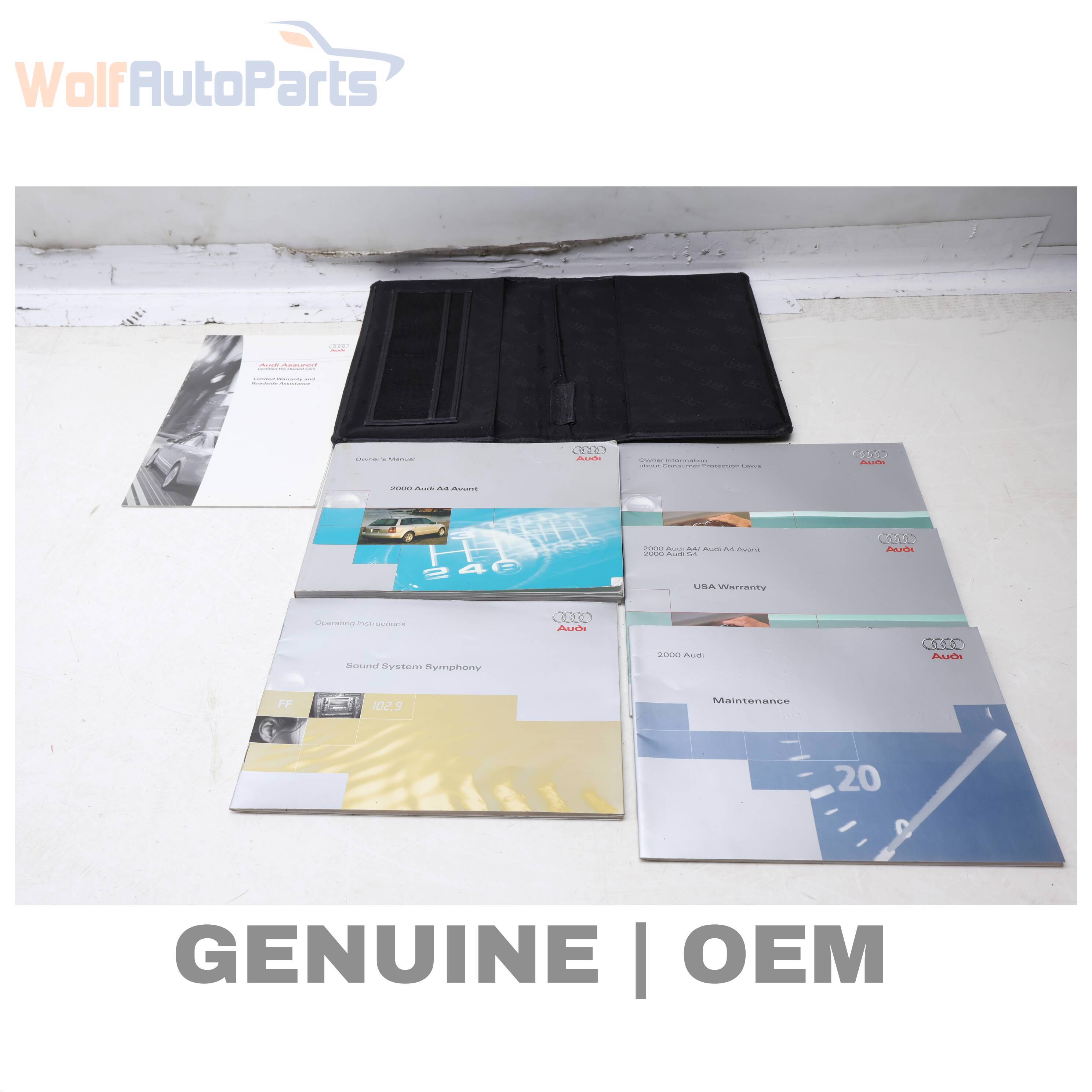 2000 OWNERS MANUAL (A4 AVANT)