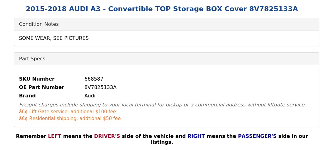 CONVERTIBLE TOP STORAGE BOX COVER