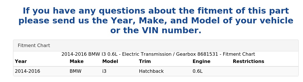 ELECTRIC TRANSMISSION / GEARBOX