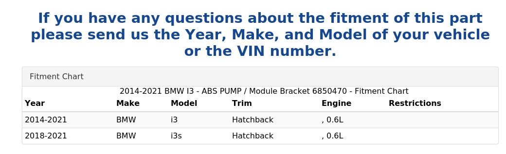 ABS PUMP / MODULE BRACKET