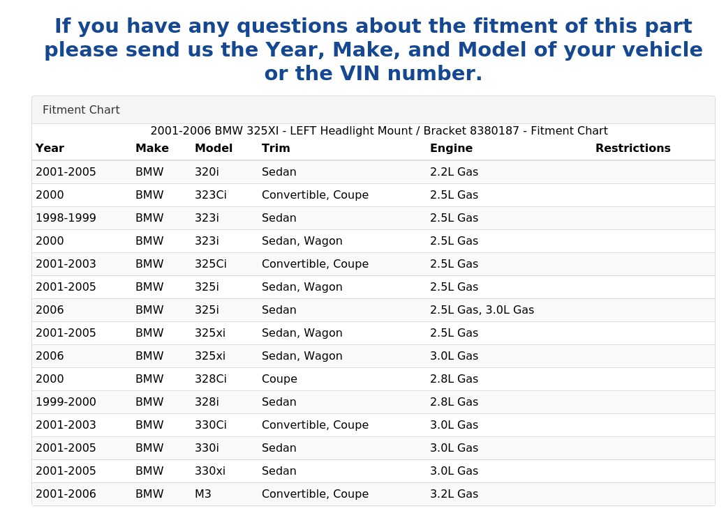HEADLIGHT MOUNT / BRACKET