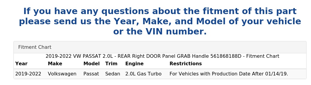 DOOR PANEL GRAB HANDLE