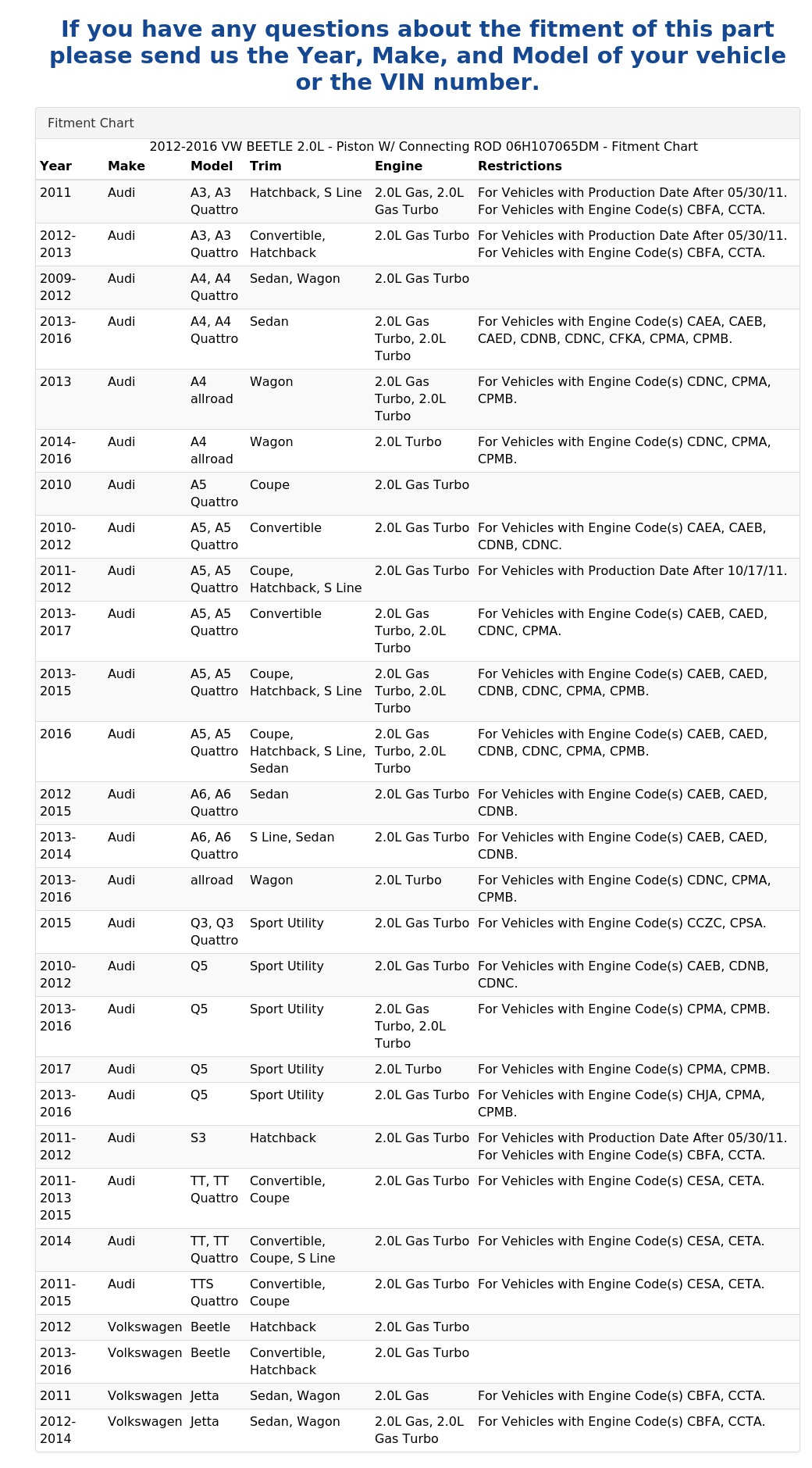 PISTON w/ CONNECTING ROD