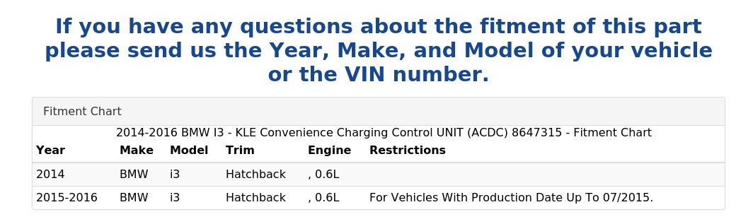 KLE CONVENIENCE CHARGING CONTROL UNIT (ACDC)