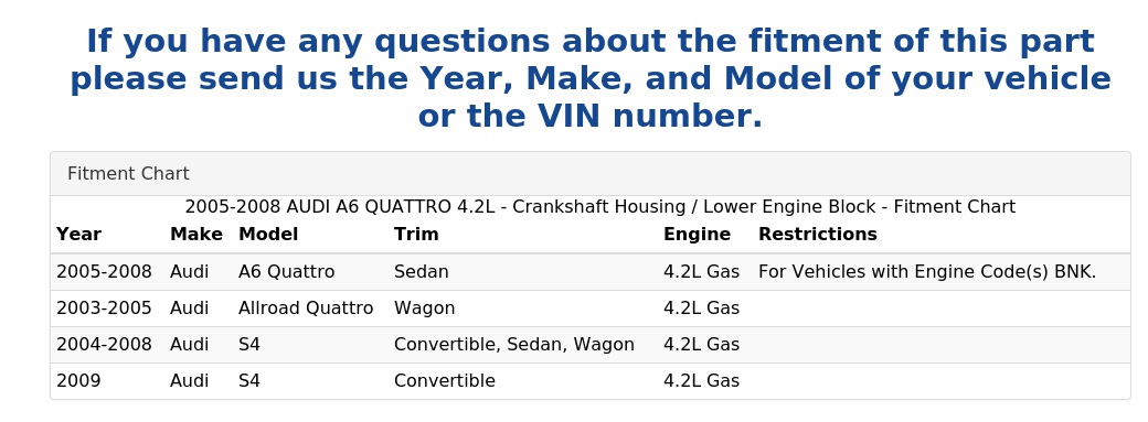 CRANKSHAFT HOUSING / LOWER ENGINE BLOCK