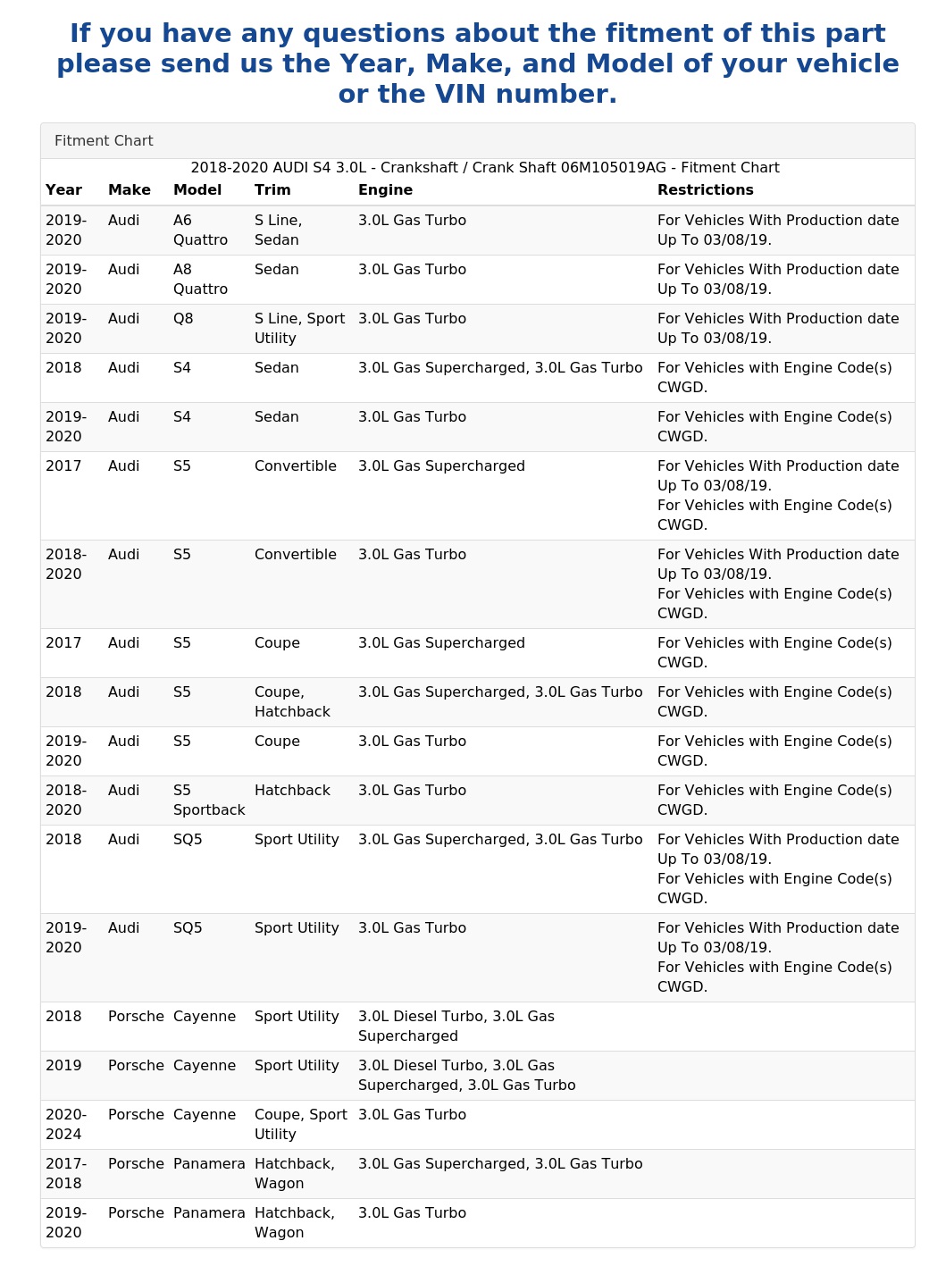 CRANKSHAFT / CRANK SHAFT