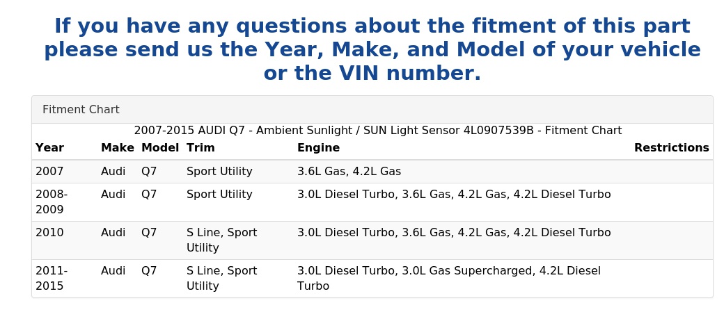 AMBIENT SUNLIGHT / SUN LIGHT SENSOR