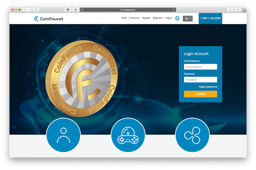 coinfaucet.io is the best xrp faucet in 2020