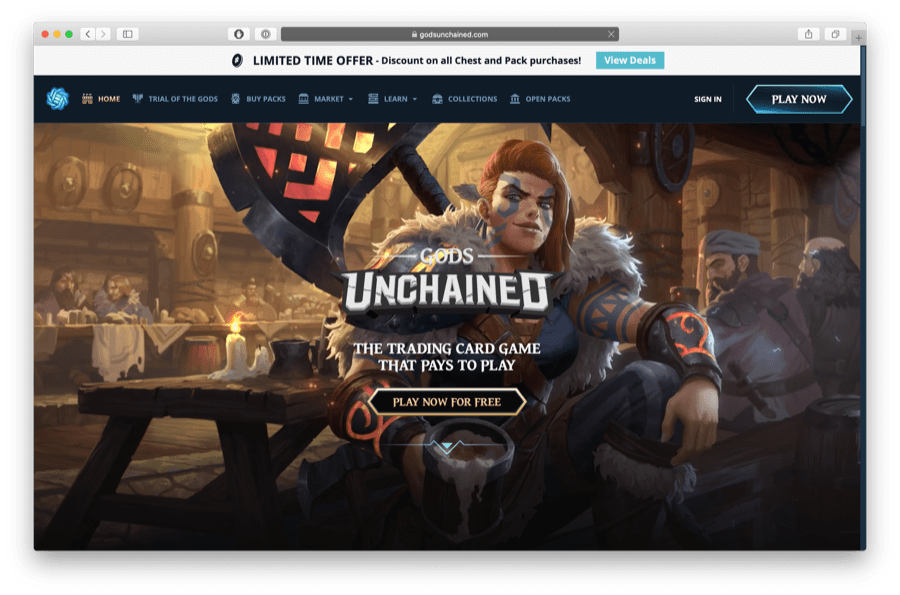 gods unchained ethereum game