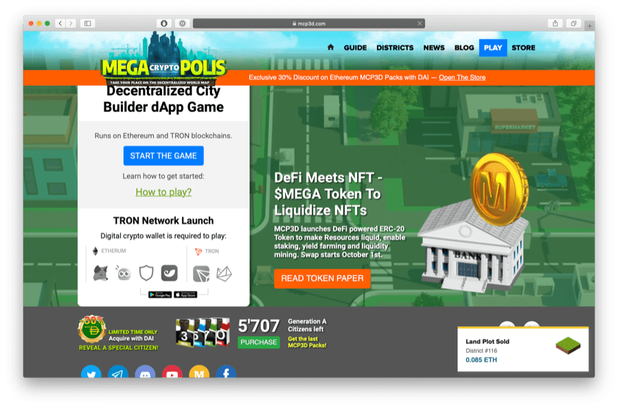 megacryptopolis ethereum game