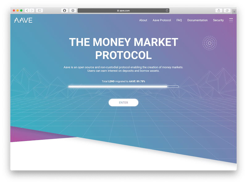 aave is the best ethereum-powered lending dapp platform