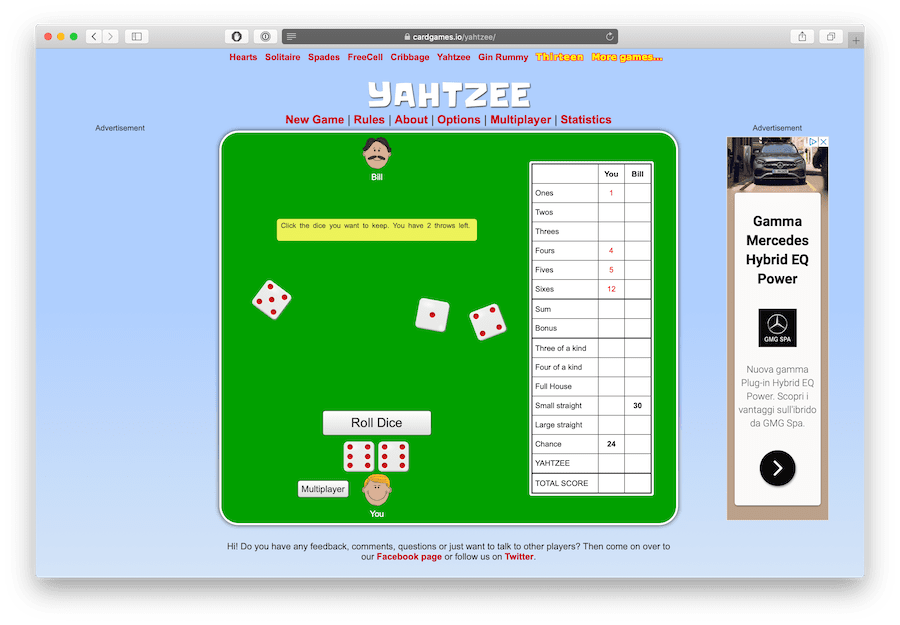 yahtzee is a fun dice game that can be played online for gambling purposes
