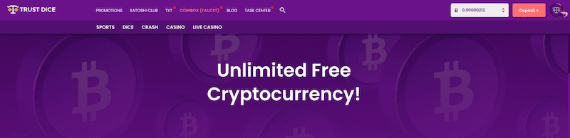 trustdice is one of many bitcoin gambling sites with faucet