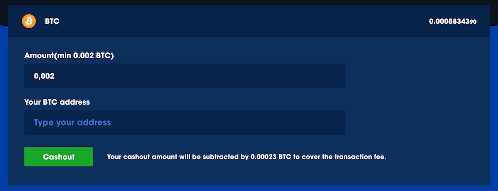 bitcoin casino usa instant withdrawal