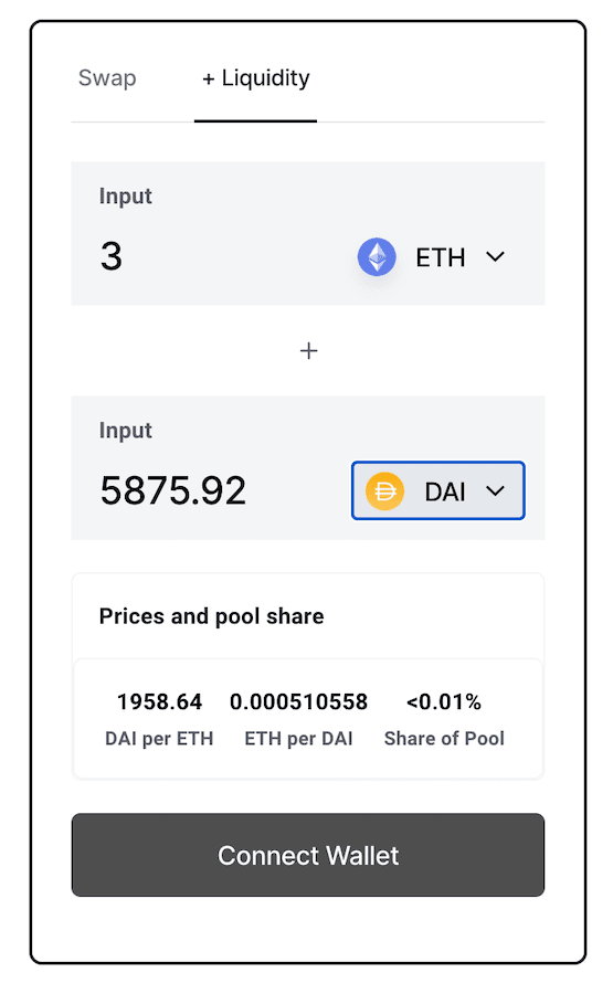 adding liquidity to sushiswap is simple and is a relatively safe investment