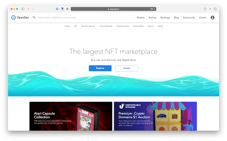 opensea nft marketplace is a great way to make money and profit from blockchain