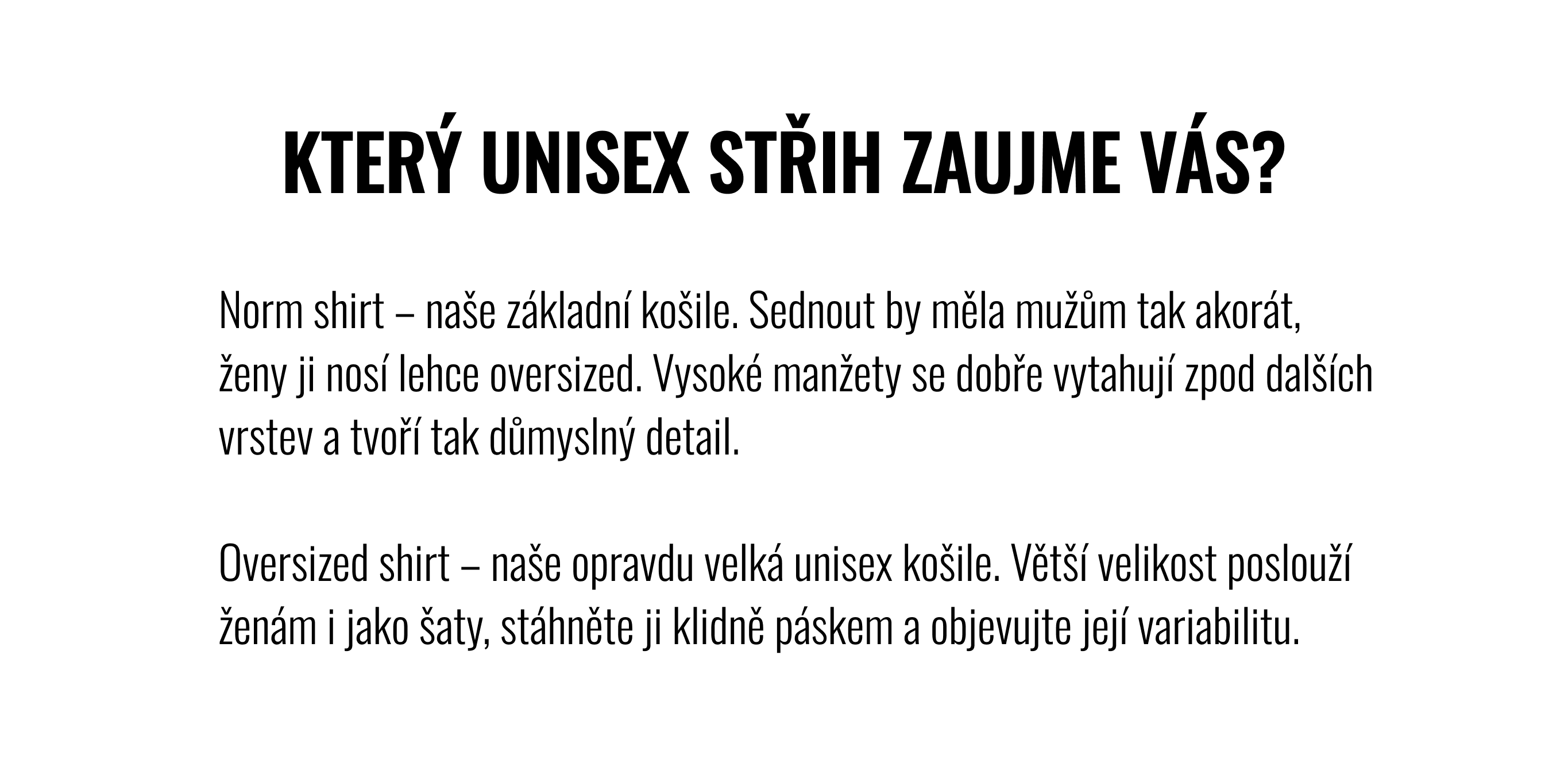Který unisex střih zaujme vás?