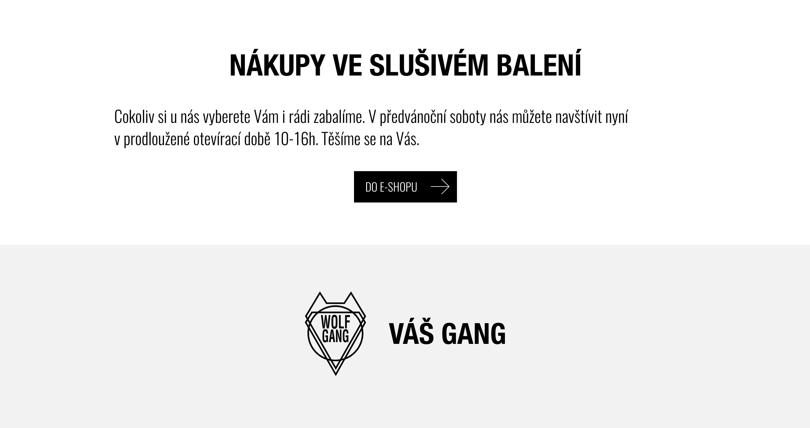 Tlačítko do sekce doplňky