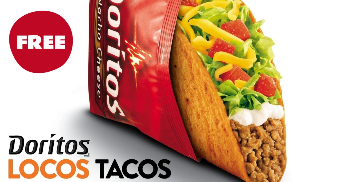 Free Doritos Locos Taco From Taco Bell