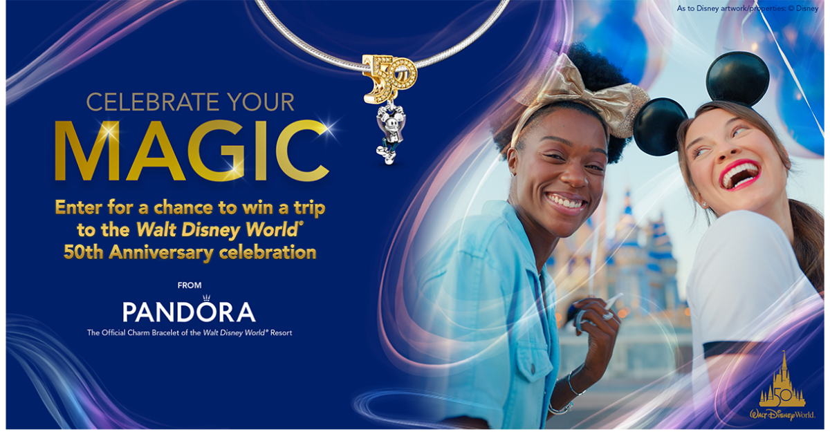Win a Trip to Walt Disney World Resort from Pandora