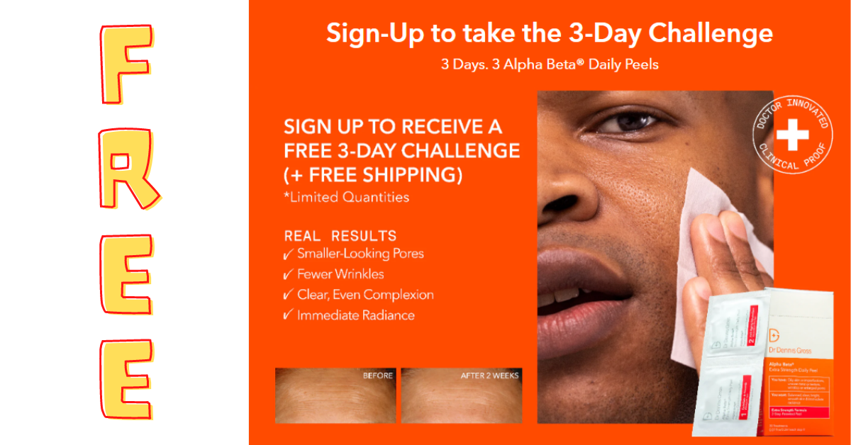 Get A Free 3-Day Peel Challenge From Dr. Dennis Gross