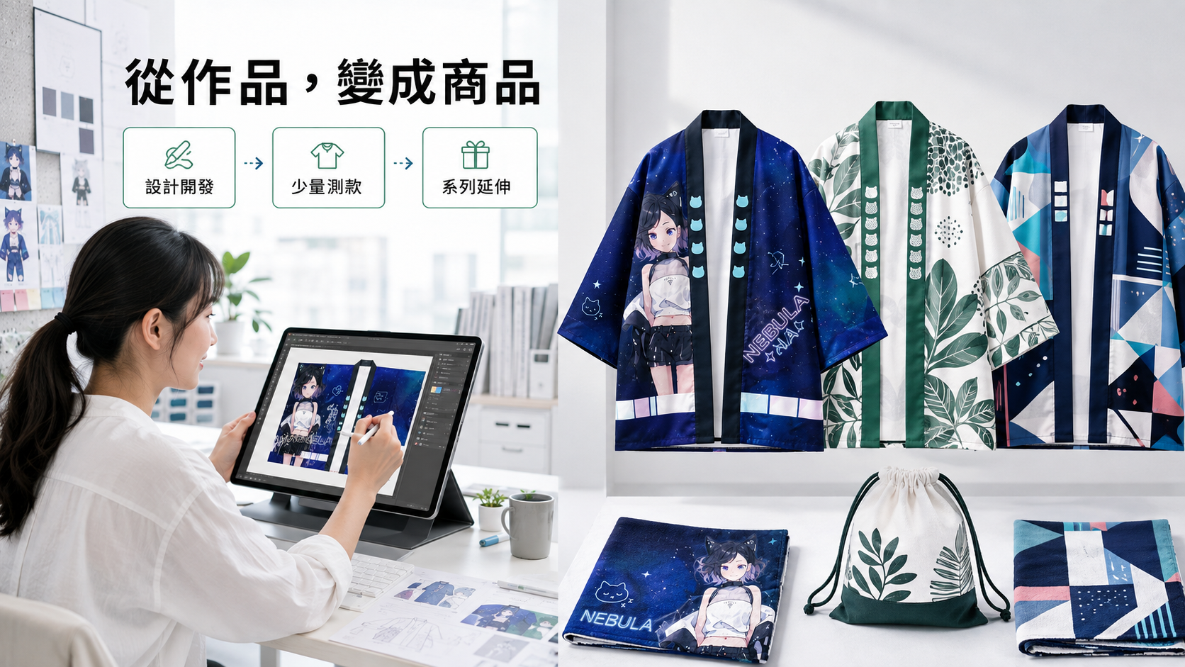 給設計師：從作品變成可販售的系列商品