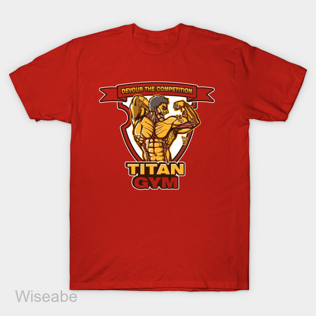 Titan Gym T-Shirt, Attack On Titan Vintage Shirt