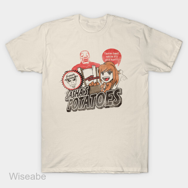 Sashas Potatoes Attack On Titan T-Shirt