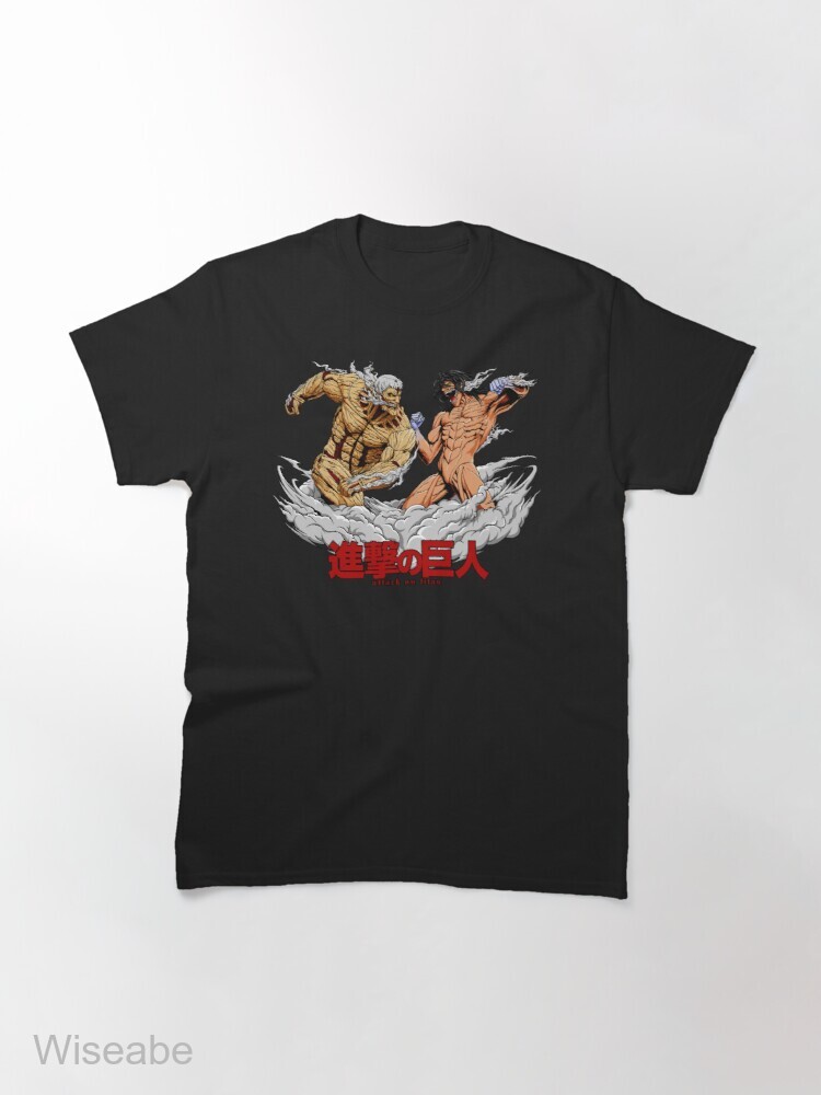 Armored Titan VS Attack Titan Classic T-Shirt, Attack On Titan Merchandise