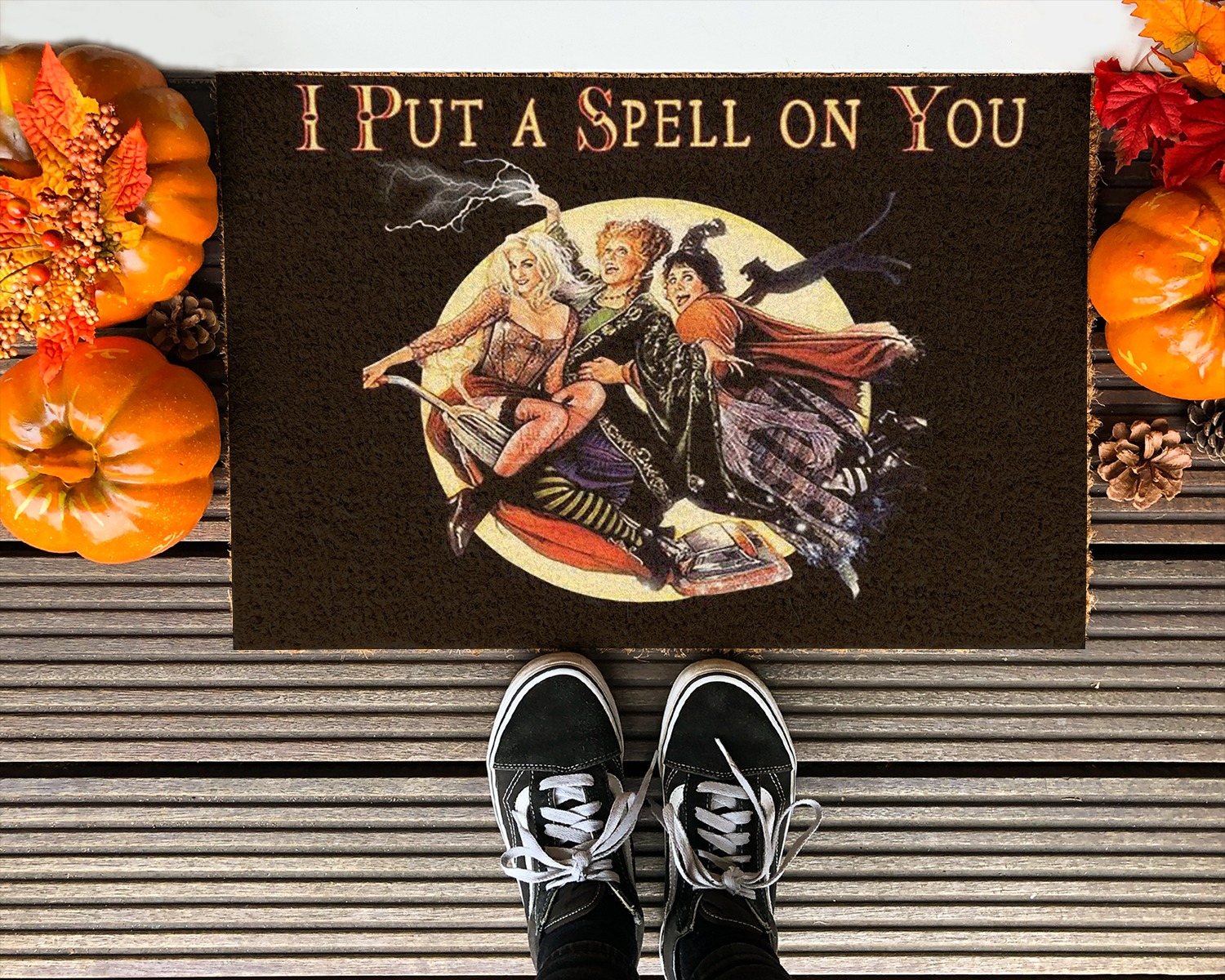 I Put A Spell On You Halloween Hocus Pocus Doormat