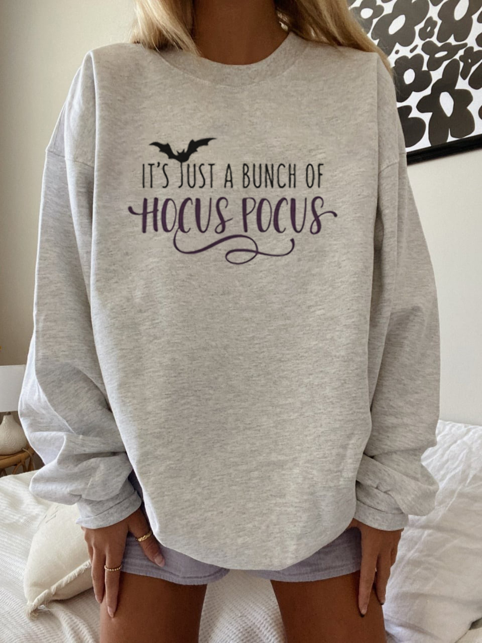 Its Just A Bunch Of Hocus Pocus Crewneck Sweatshirt