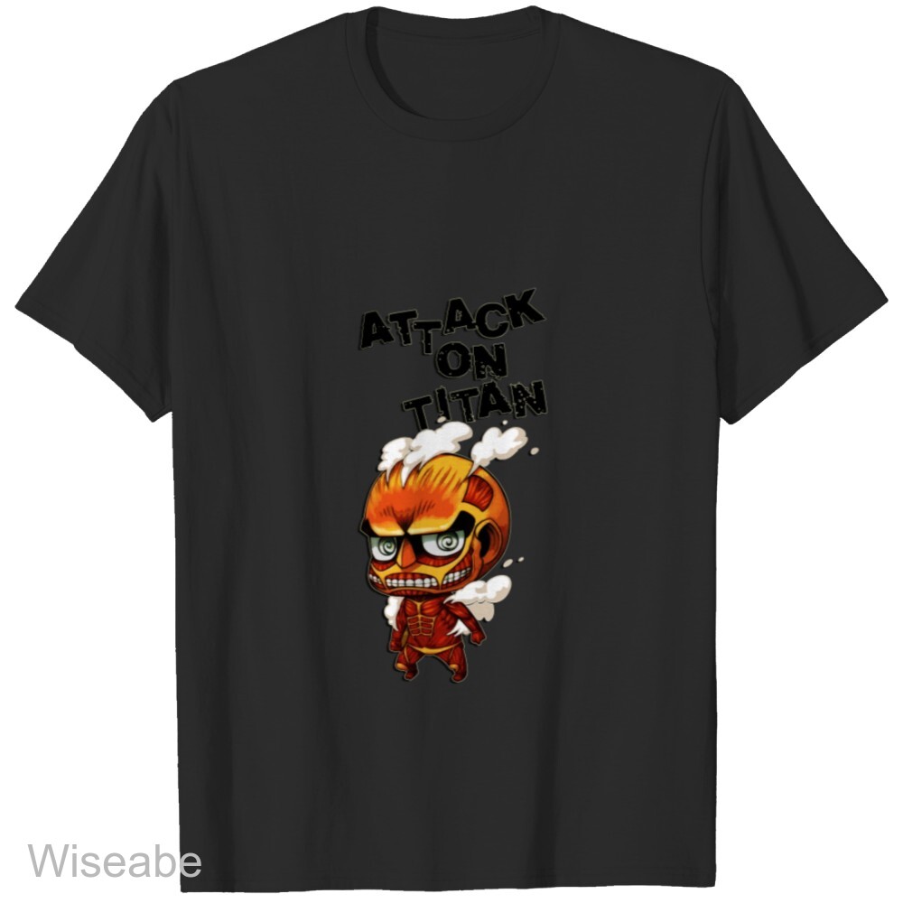attack on titan cute T-shirt , Cheap Attack On Titan Merchandise