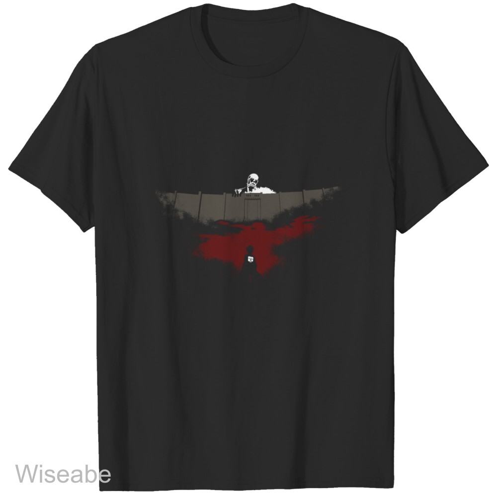 Attack On Titan The High Wall T-shirt , Attack On Titan Gift 