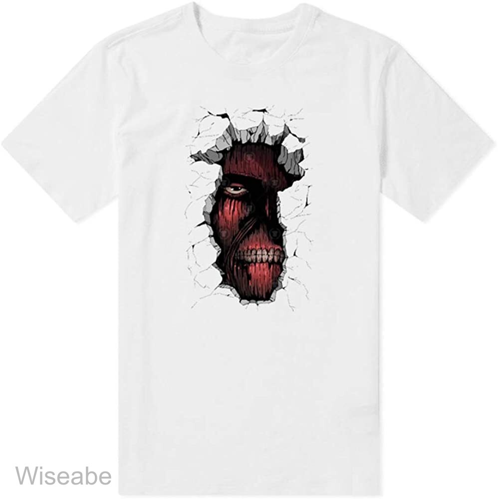 Firovps Attack on Titan Fashion Novelty Anime Print Adults T-Shirt, Attack On Titans Merch