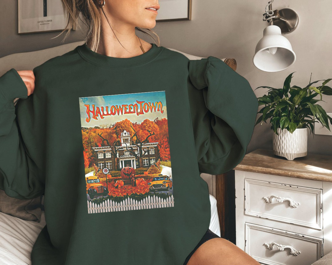 Cheap Vintage Picture Halloweentown Sweatshirt