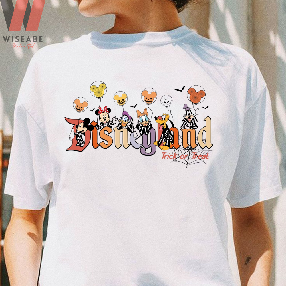 Cute Disney Trick Or Treat Disneyland Halloween Shirt