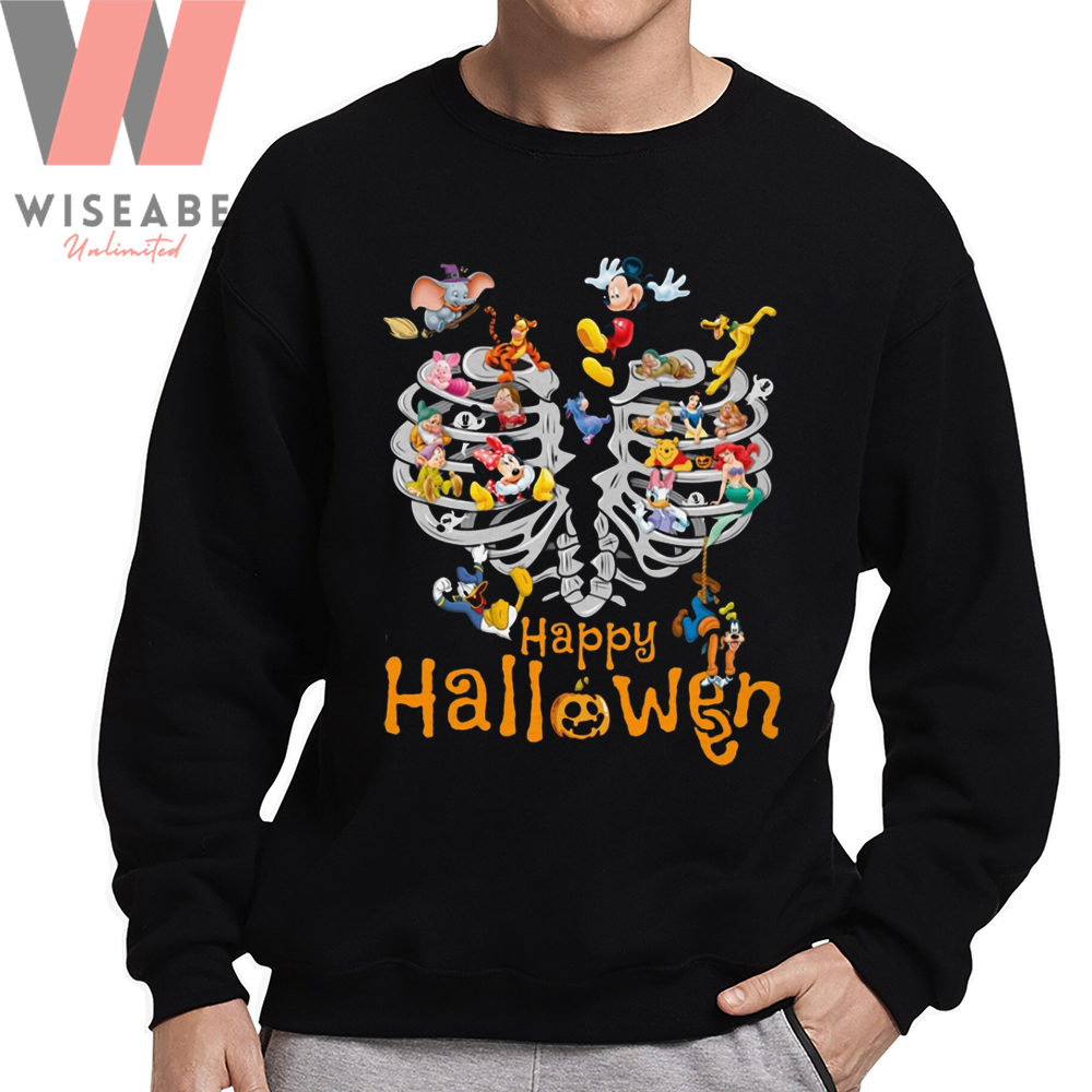 Unique Disney Characters In Your Heart Disney Halloween Sweatshirt