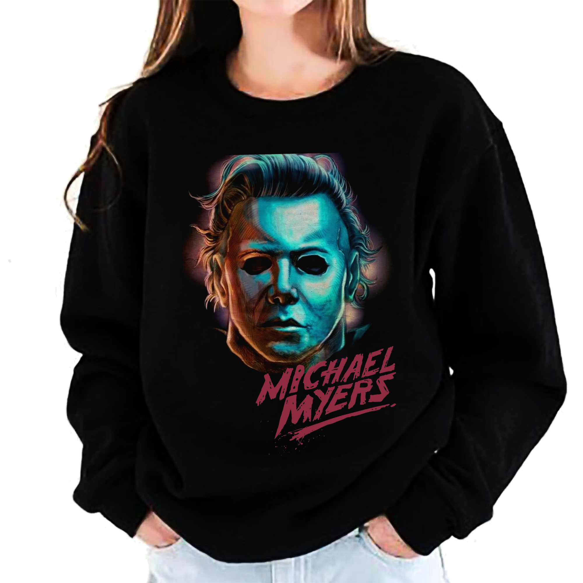 Horror Killer Character Halloween Movie Michael Myers Sweatshirt