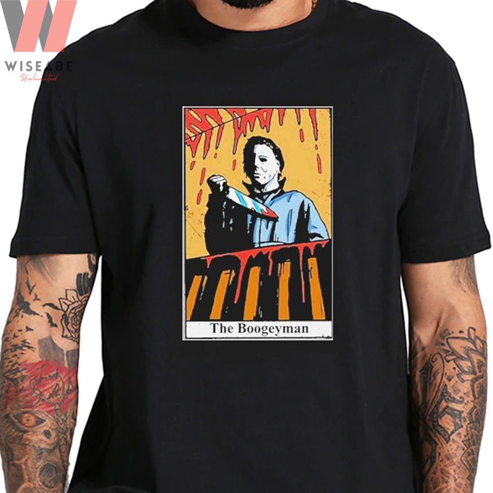 Horror The Boogey Man Michael Myers Tarot Card Shirt, Halloween Shirt