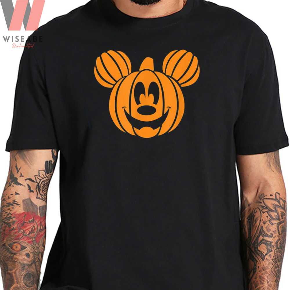 Cute Mickey Pumpkin Disney Halloween Shirt