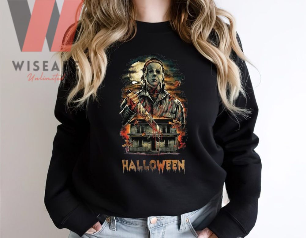 Horror Halloween Vintage Michael Myers Shirt, Halloween Sweatshirt