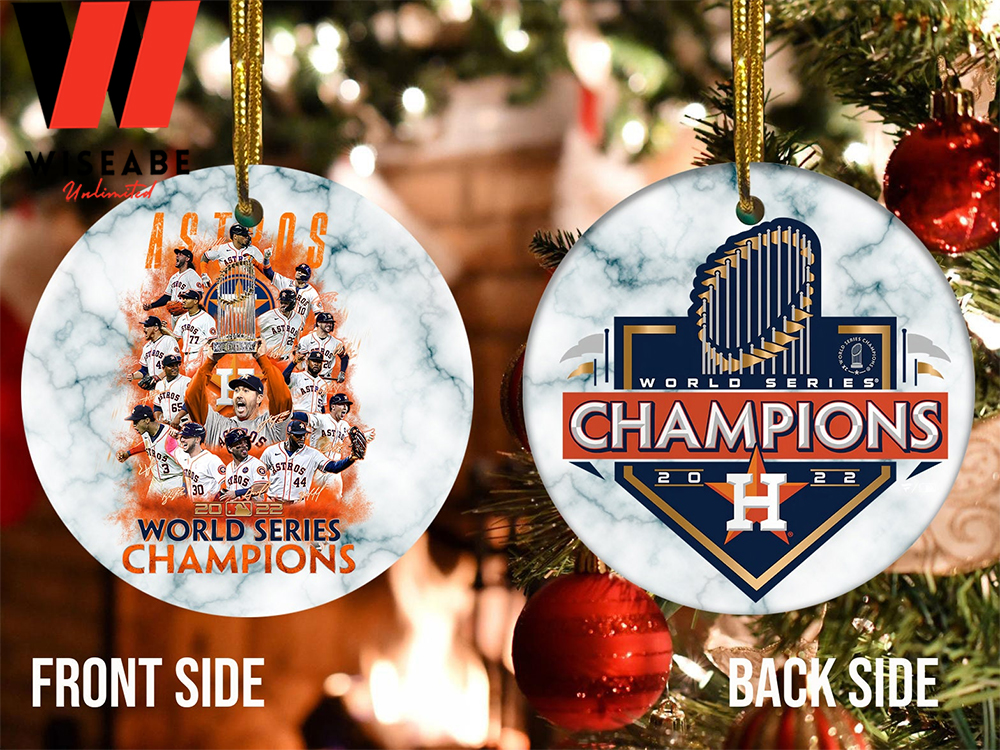 Houston Astros Mlb 2022 World Series Champions Trophy Ornament