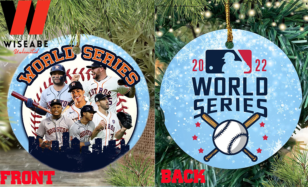 MLB Houston Astros World Series 2022 Champions Ceramic Ornament