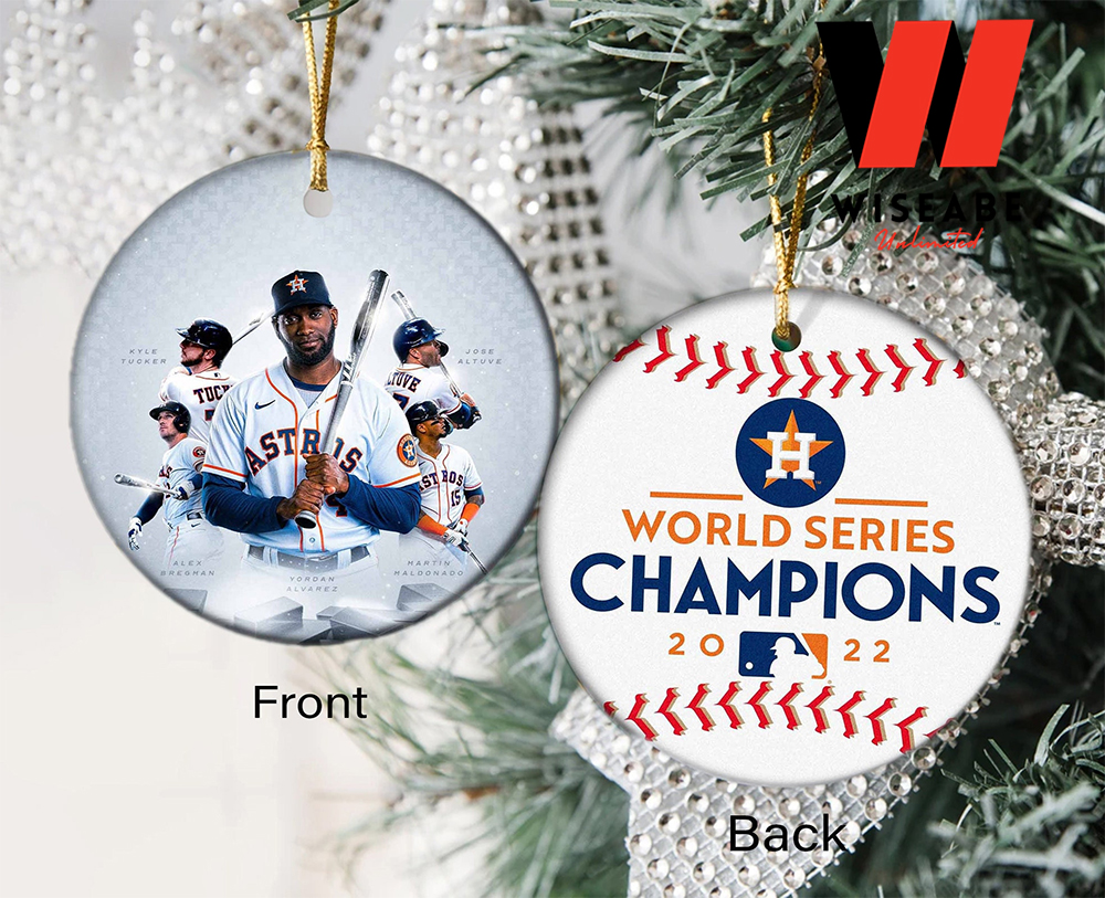 HOUSTON BASEBALL TEAM 2022 WORLD CHAMPIONS MASCOT ORNAMENT-ORBIT