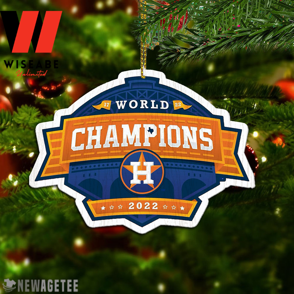 Unique MLB Houston Astros World Series Champions 2022 Christmas Ornament