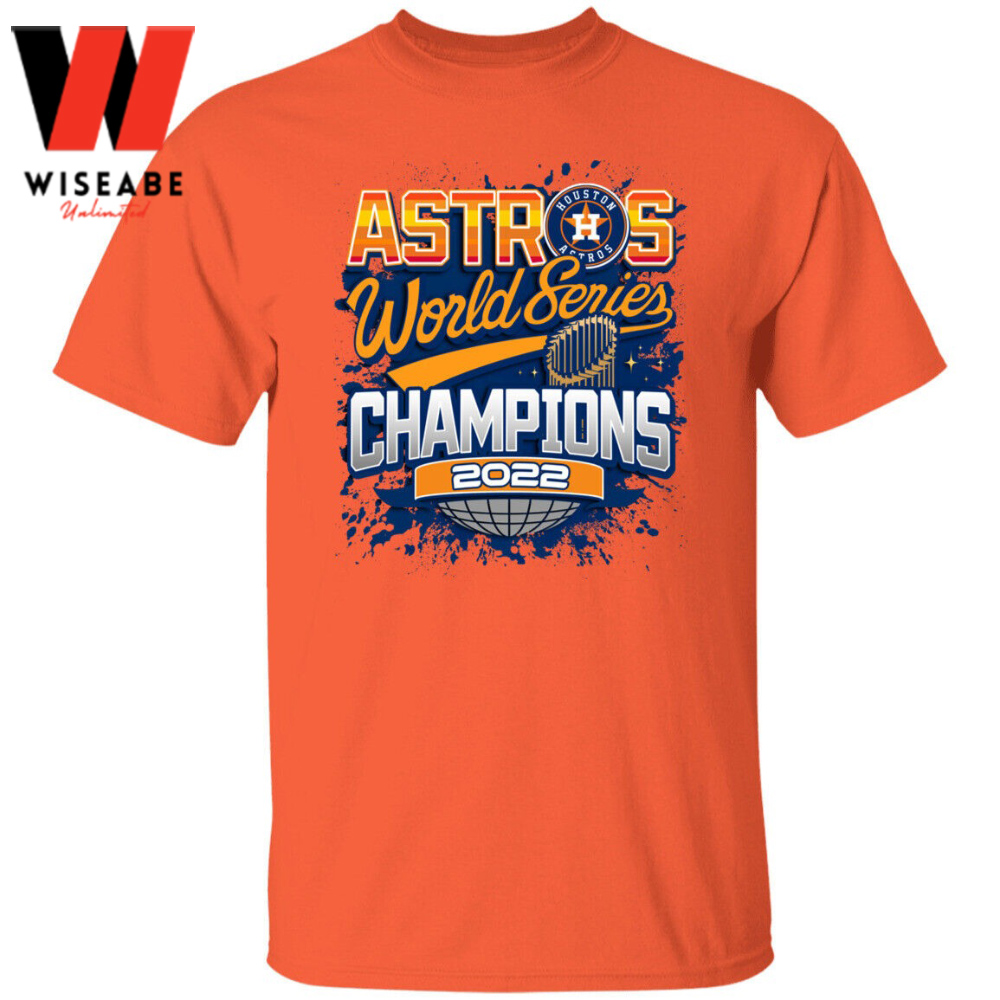 Houston Astros World Series 2022 Shirt Baseball MLB Team Sport Black Cotton  Tee