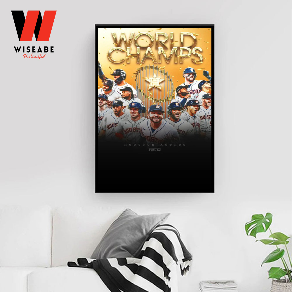 Cheap MLB Baseball Champions Houston Astros World Series 2022 Poster