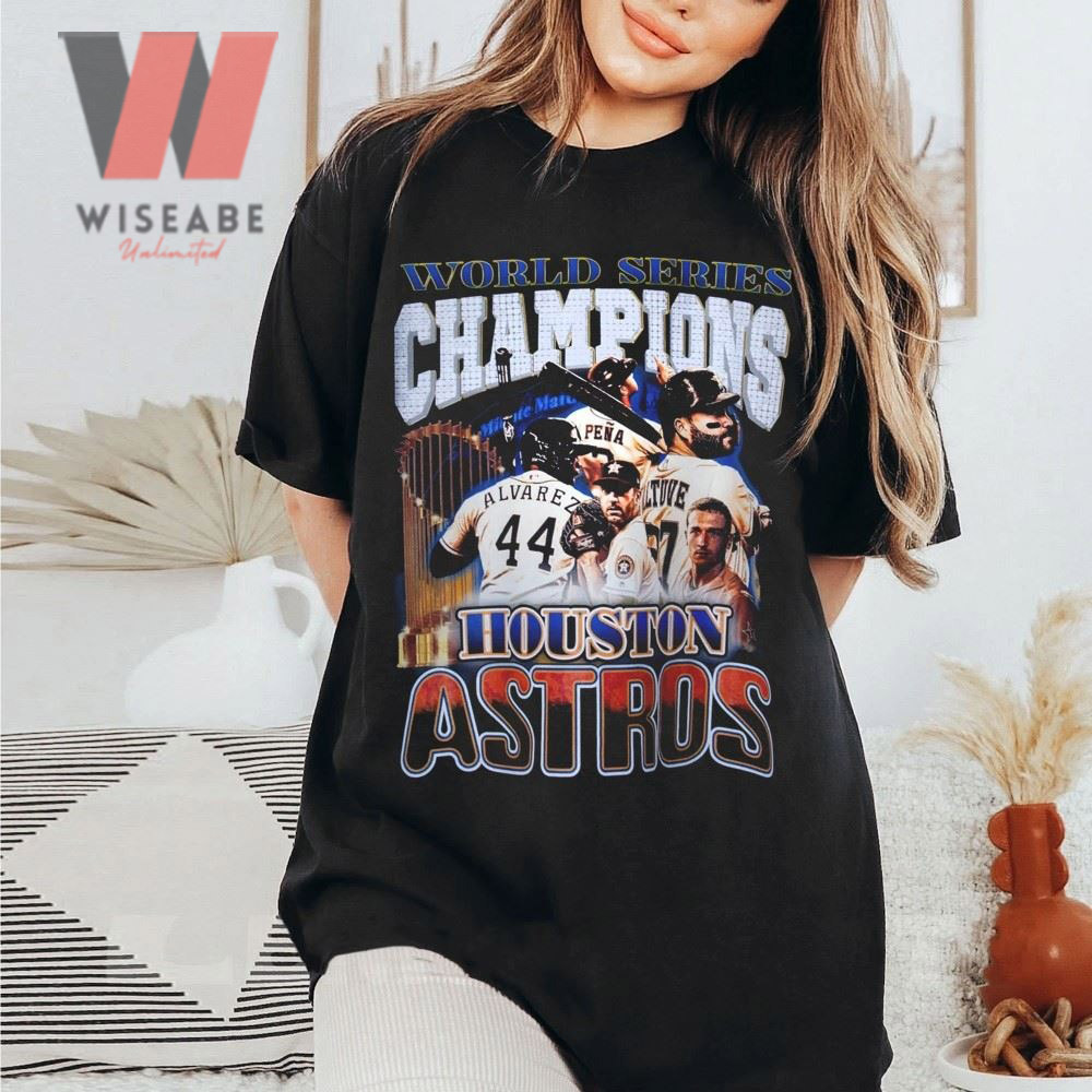 Houston Astros World Series 2022 Shirt Baseball MLB Team Sport Black Cotton  Tee