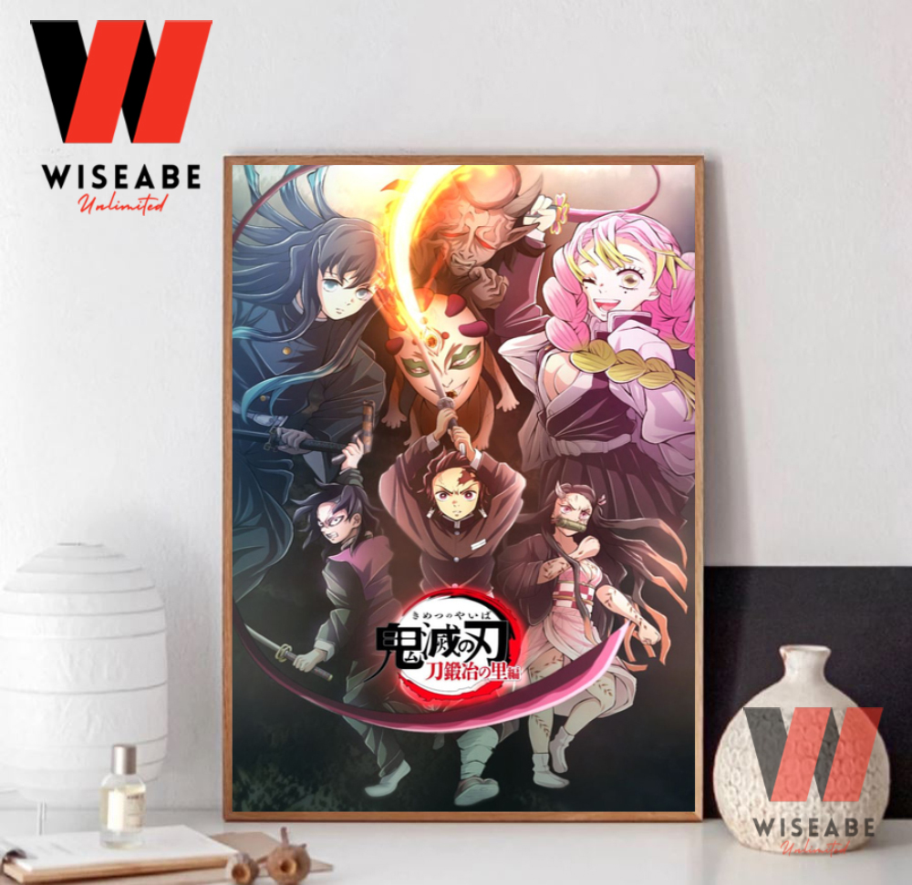 Cheap Kimetsu no Yaiba Demon Slayer Season 3 Poster